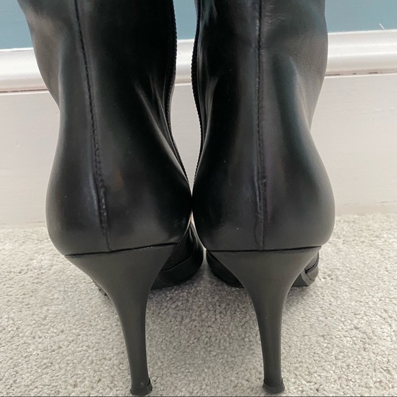 Stuart Weitzman Nyer Black Nappa To The Knee Boots EUC Like New Size 7 - Picture 3 of 10